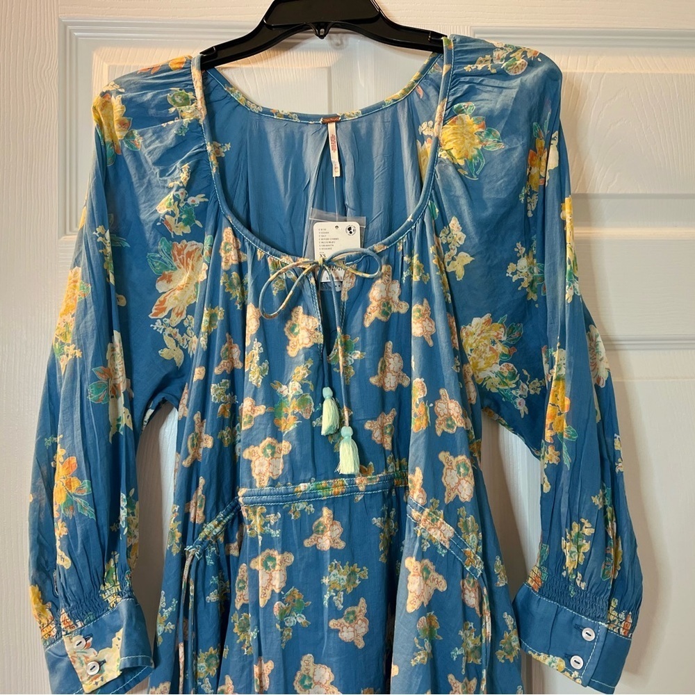 Free People | Camella Floral Print Minidress NWT - Picture 8 of 11